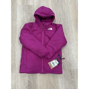 The North Face Girls Reversible Shasta Parka Hood, Deep Mulberry, Small 7/8, NWT